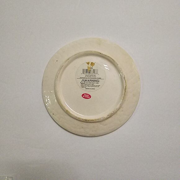 Mosaic Pillar Candle Plate Merry Christmas Tree - Picture 5 of 7